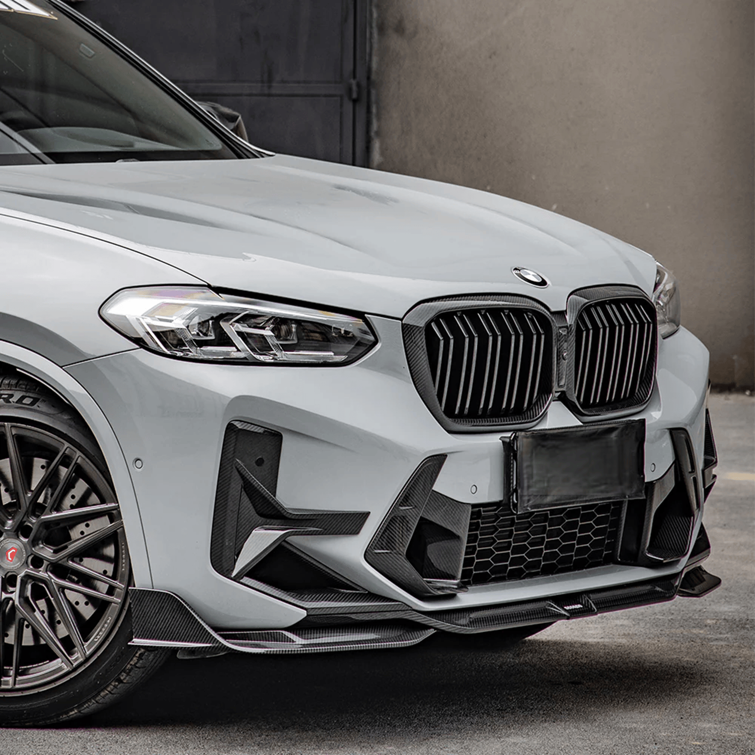 F97 X3M LCI SQ Style Dry Carbon Front Lip Secondary image