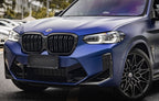 Kies-Motorsports NWCarbon Haus G01/G02 X3, X4 LCI Dual Slat Dry Carbon Grills