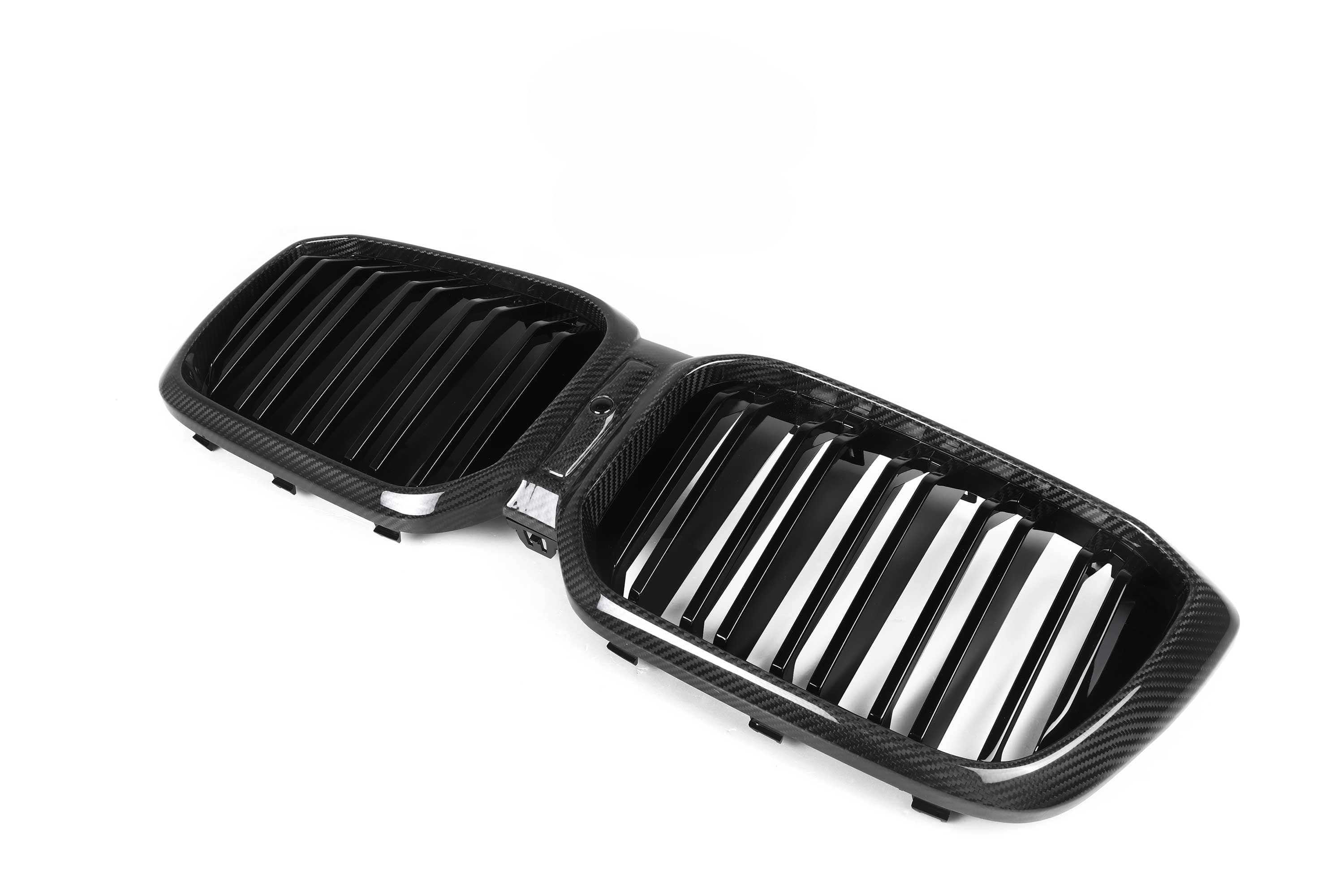 Kies-Motorsports NWCarbon Haus G01/G02 X3, X4 LCI Dual Slat Dry Carbon Grills