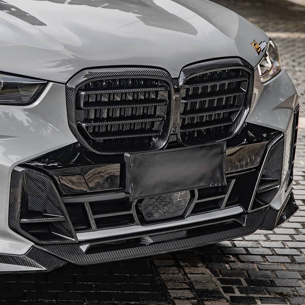 Kies-Motorsports NWCarbon Haus G05 X5 LCI SQ Style Dry Carbon Front Bumper Center Trim
