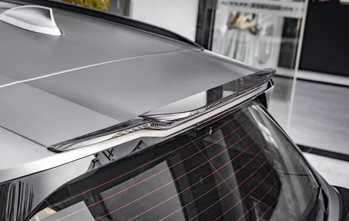 Kies-Motorsports NWCarbon Haus G08i iX3 SQ Style Dry Carbon Roof Spoiler