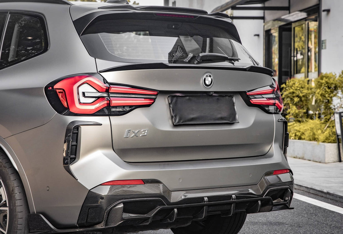 Kies-Motorsports NWCarbon Haus G08i iX3 SQ Style Dry Carbon Roof Spoiler