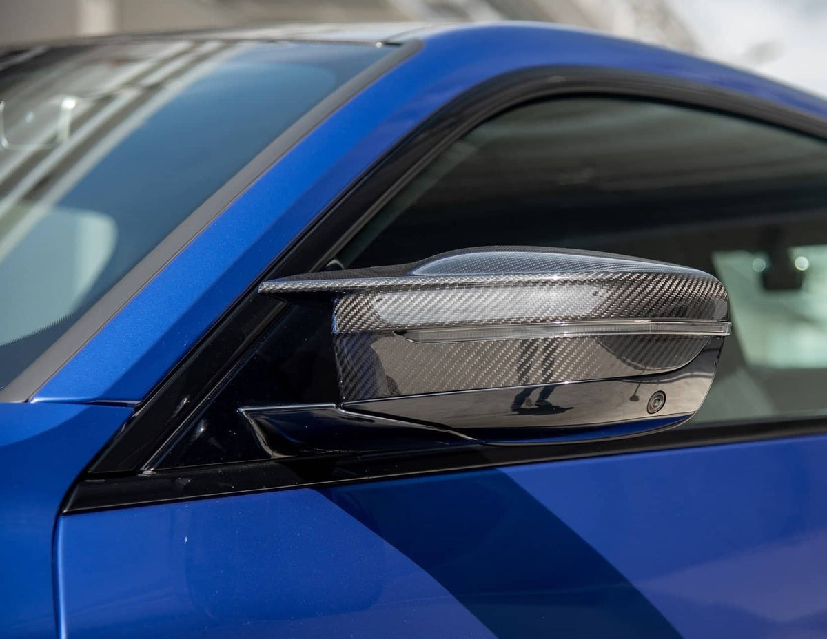 Kies-Motorsports NWCarbon Haus G22/G23 RHD OEM Style Dry Carbon Mirror Caps