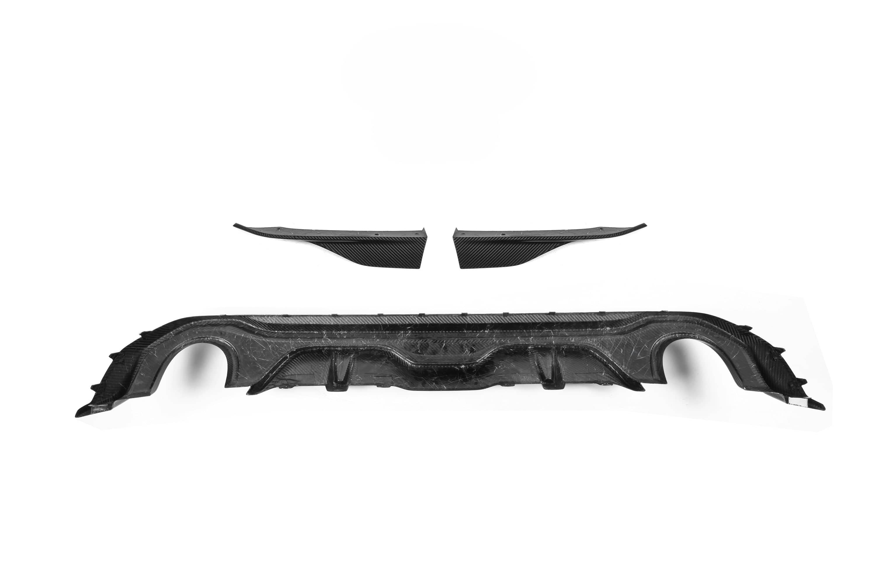 Kies-Motorsports NWCarbon Haus G26 4 Series SQ Style Dry Carbon Diffuser Single Tips