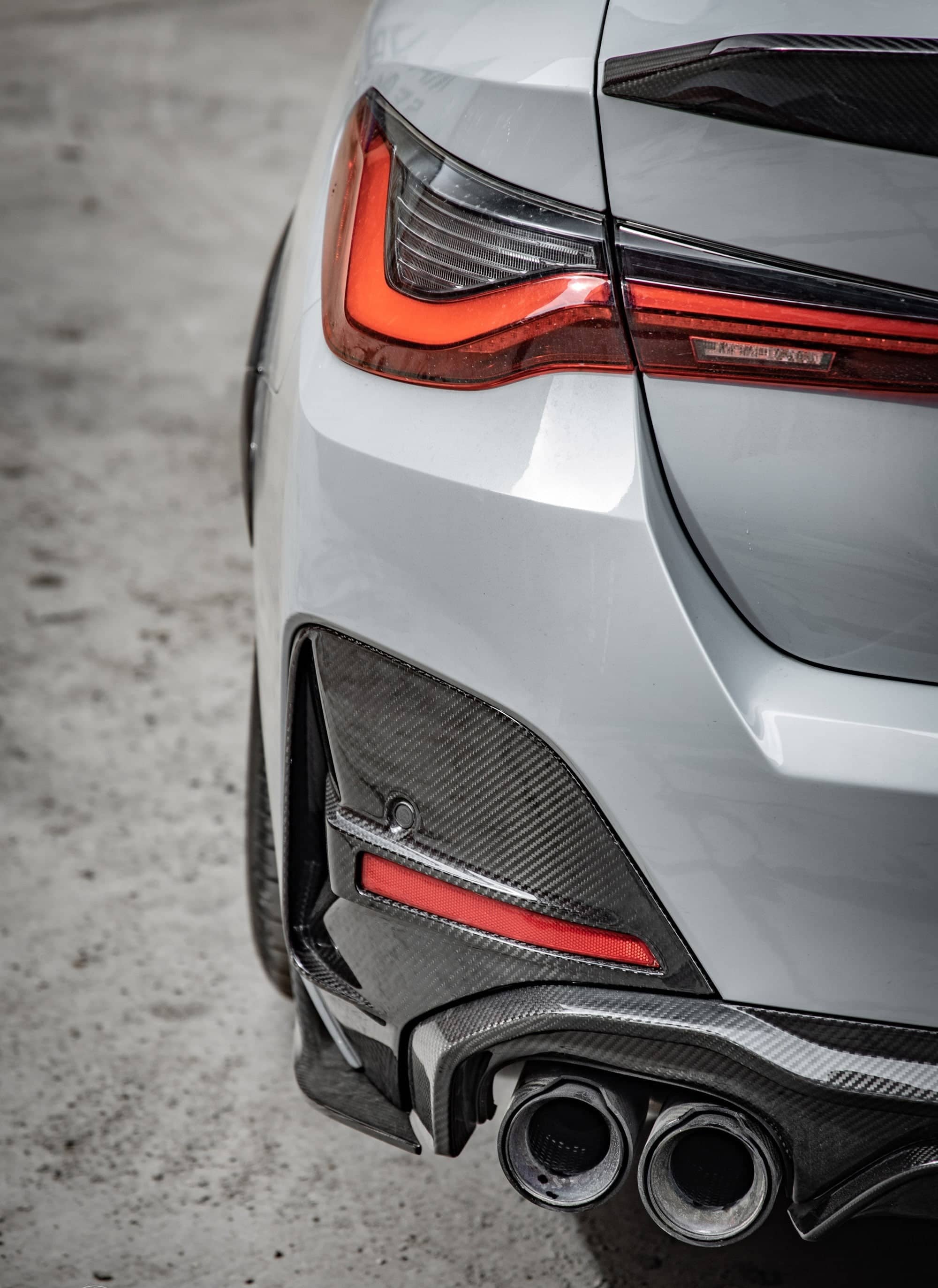 Kies-Motorsports NWCarbon Haus G26 SQ Style Dry Carbon Diffuser Dual Tips