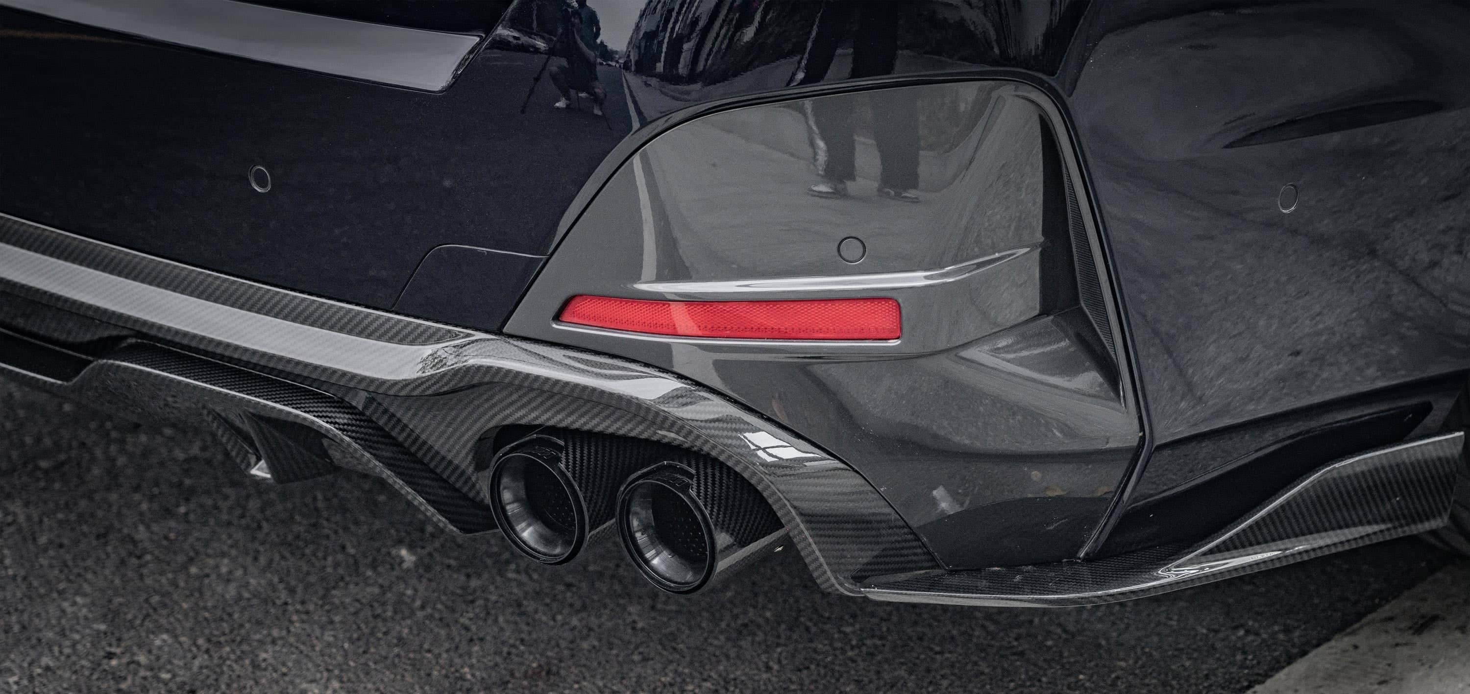 Kies-Motorsports NWCarbon Haus G26 SQ Style Dry Carbon Diffuser Dual Tips