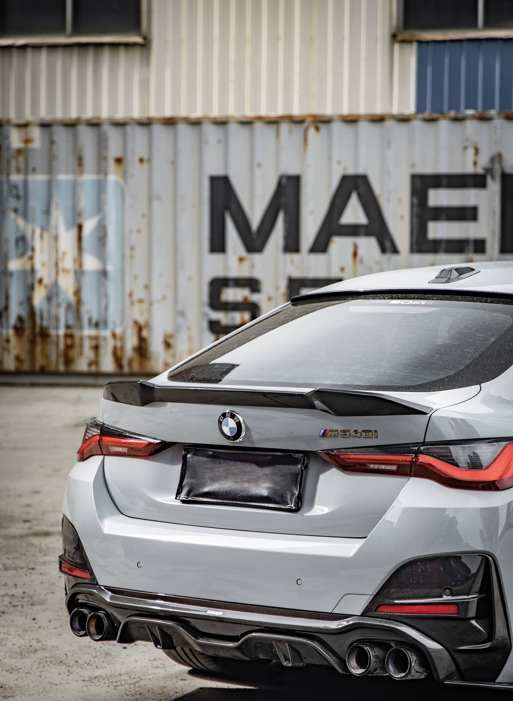 Kies-Motorsports NWCarbon Haus G26 SQ Style Dry Carbon Rear Bumper Trim