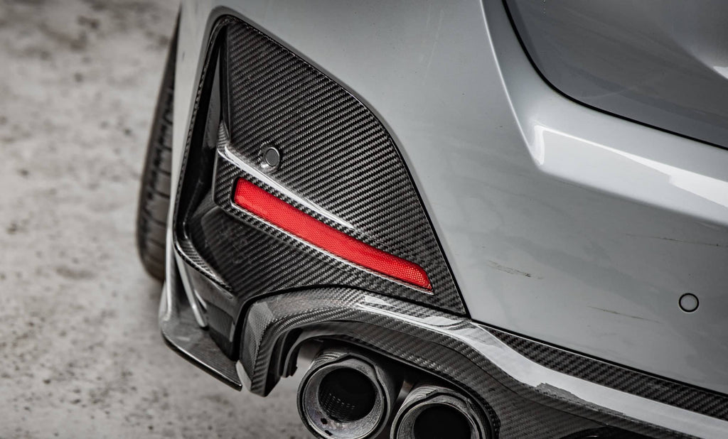 Kies-Motorsports NWCarbon Haus G26 SQ Style Dry Carbon Rear Bumper Trim