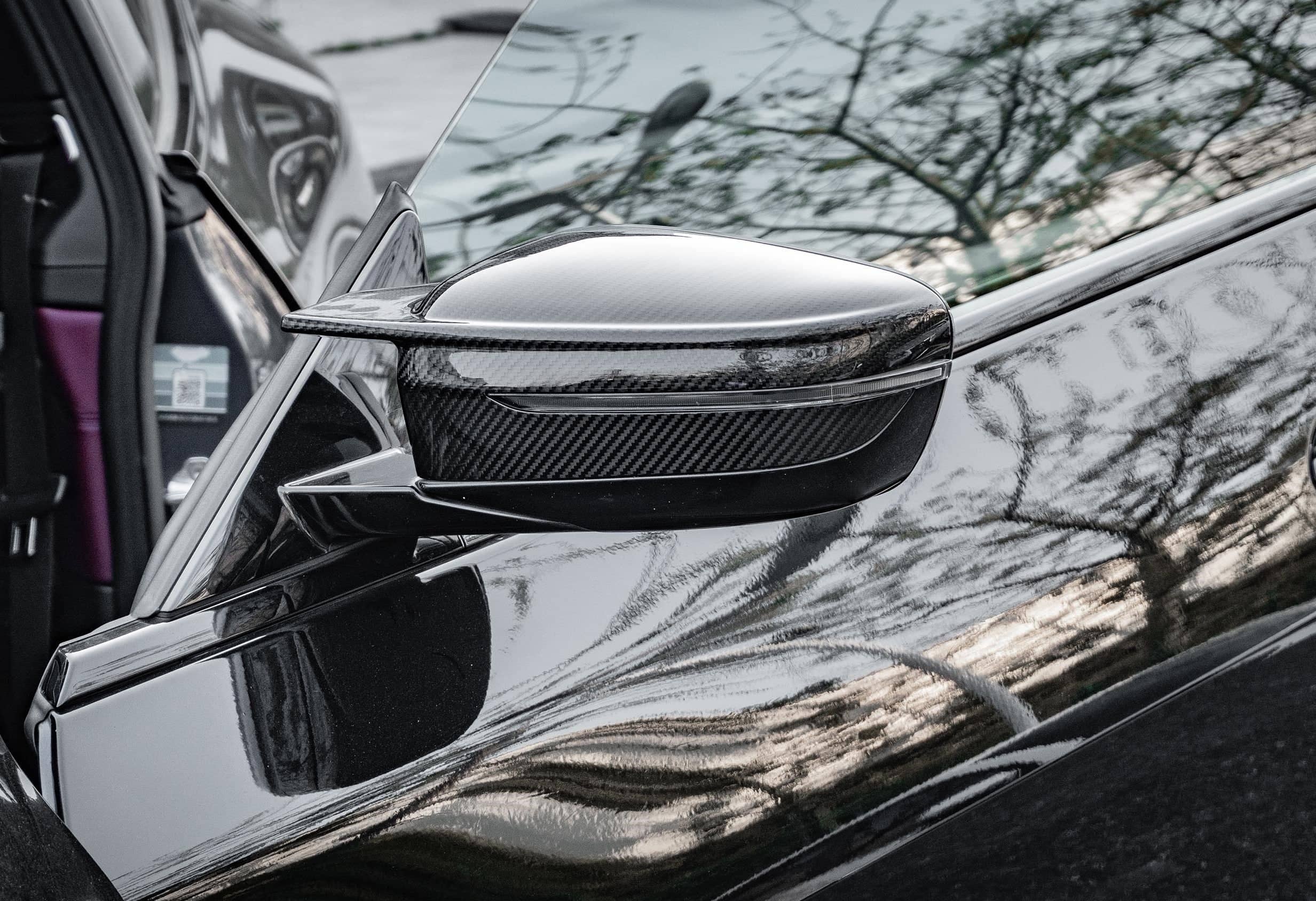 Kies-Motorsports NWCarbon Haus G42 LHD G8X Style Dry Carbon Mirror Caps