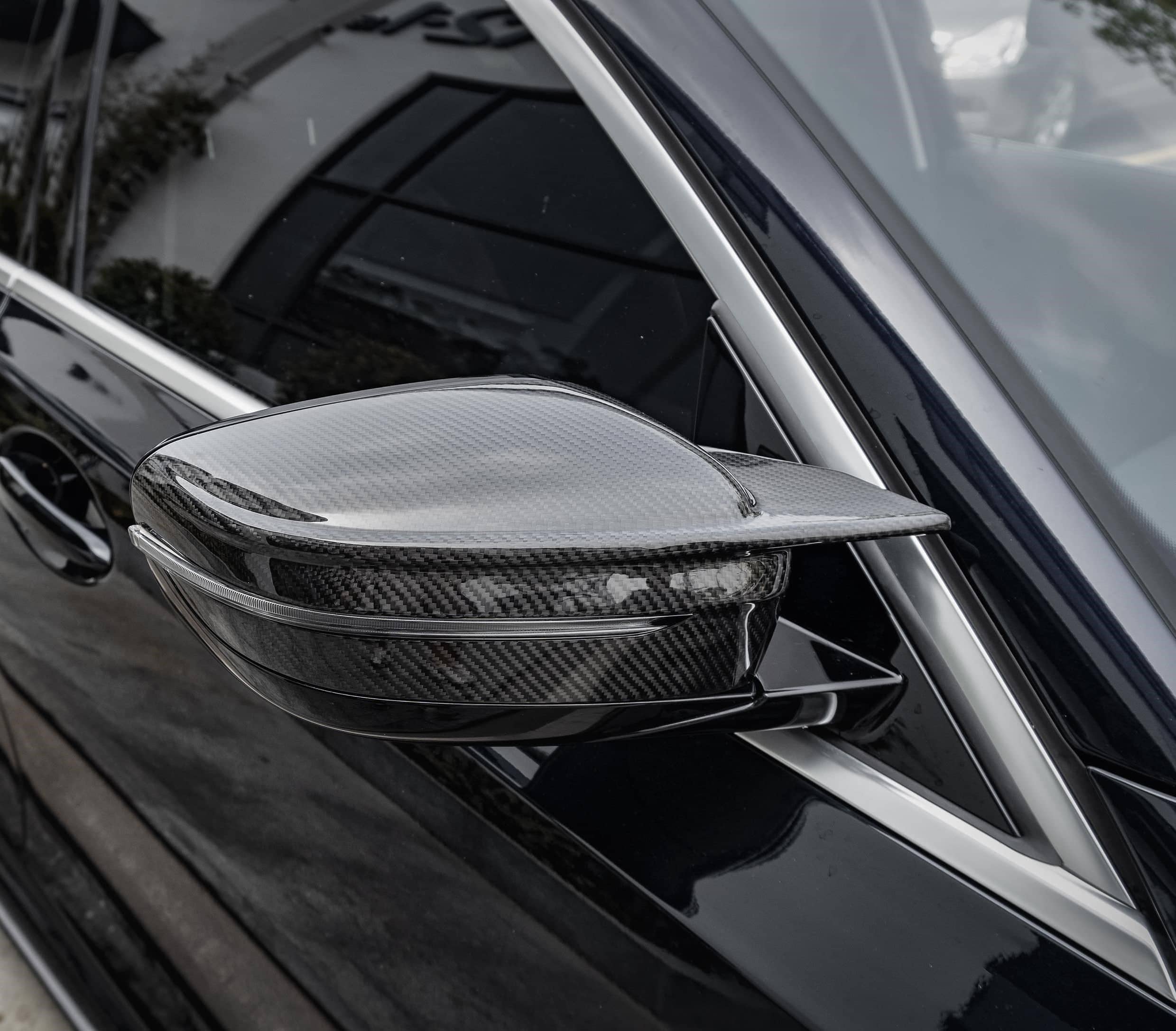 Kies-Motorsports NWCarbon Haus G42 LHD G8X Style Dry Carbon Mirror Caps