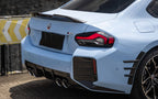 Kies-Motorsports NWCarbon Haus G87 Dry Carbon Fiber Rear Bumper Trim