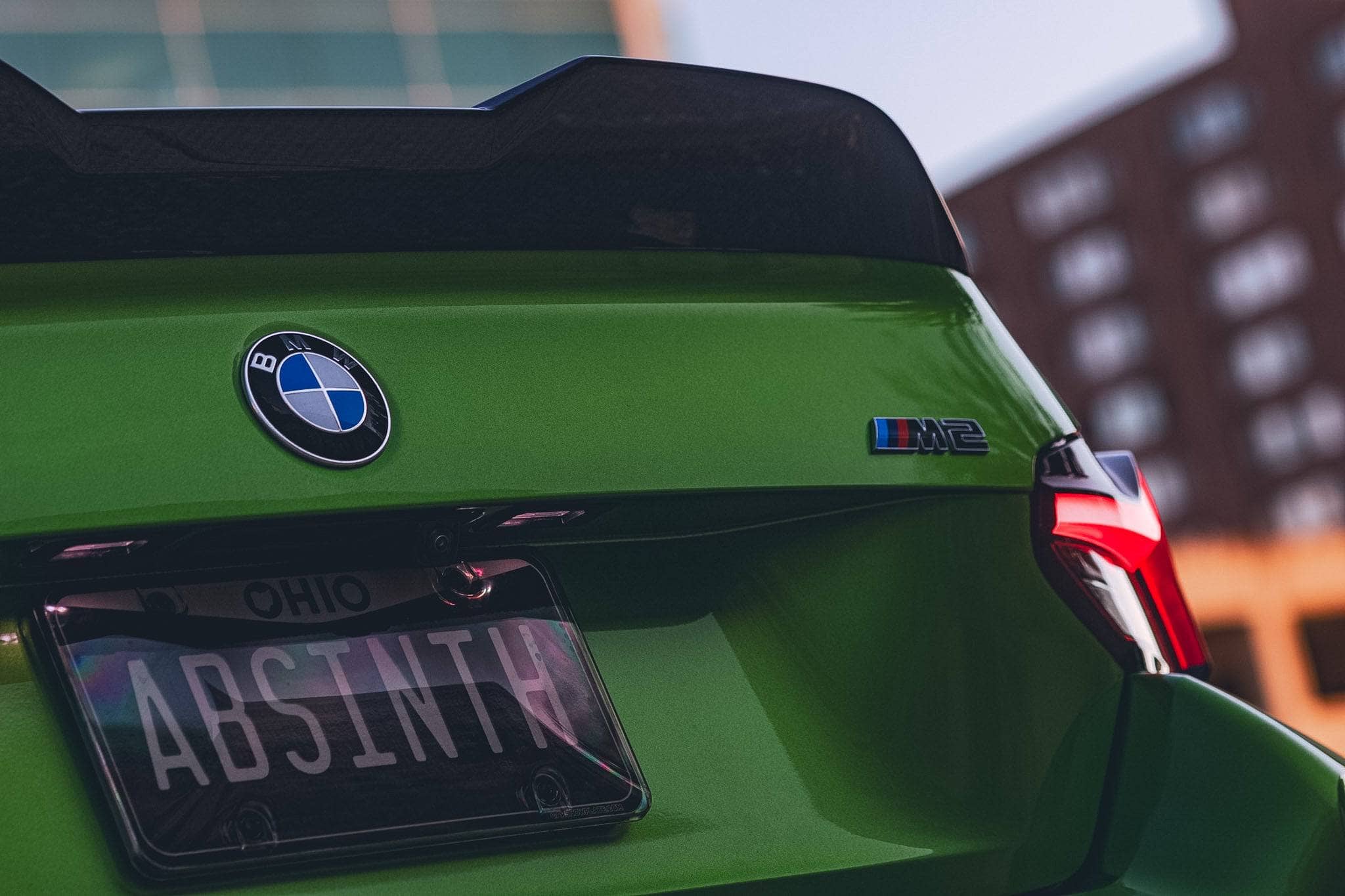 G87 Dry Carbon Fiber Rear Spoiler Secondary image