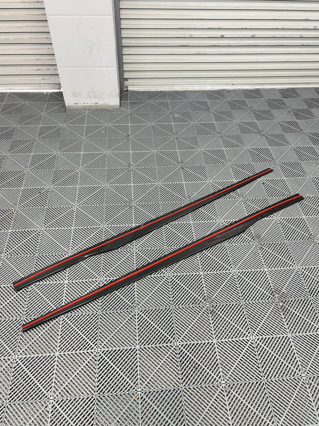 Kies-Motorsports NWCarbon Haus G87 Dry Carbon Fiber Side Skirt Extensions