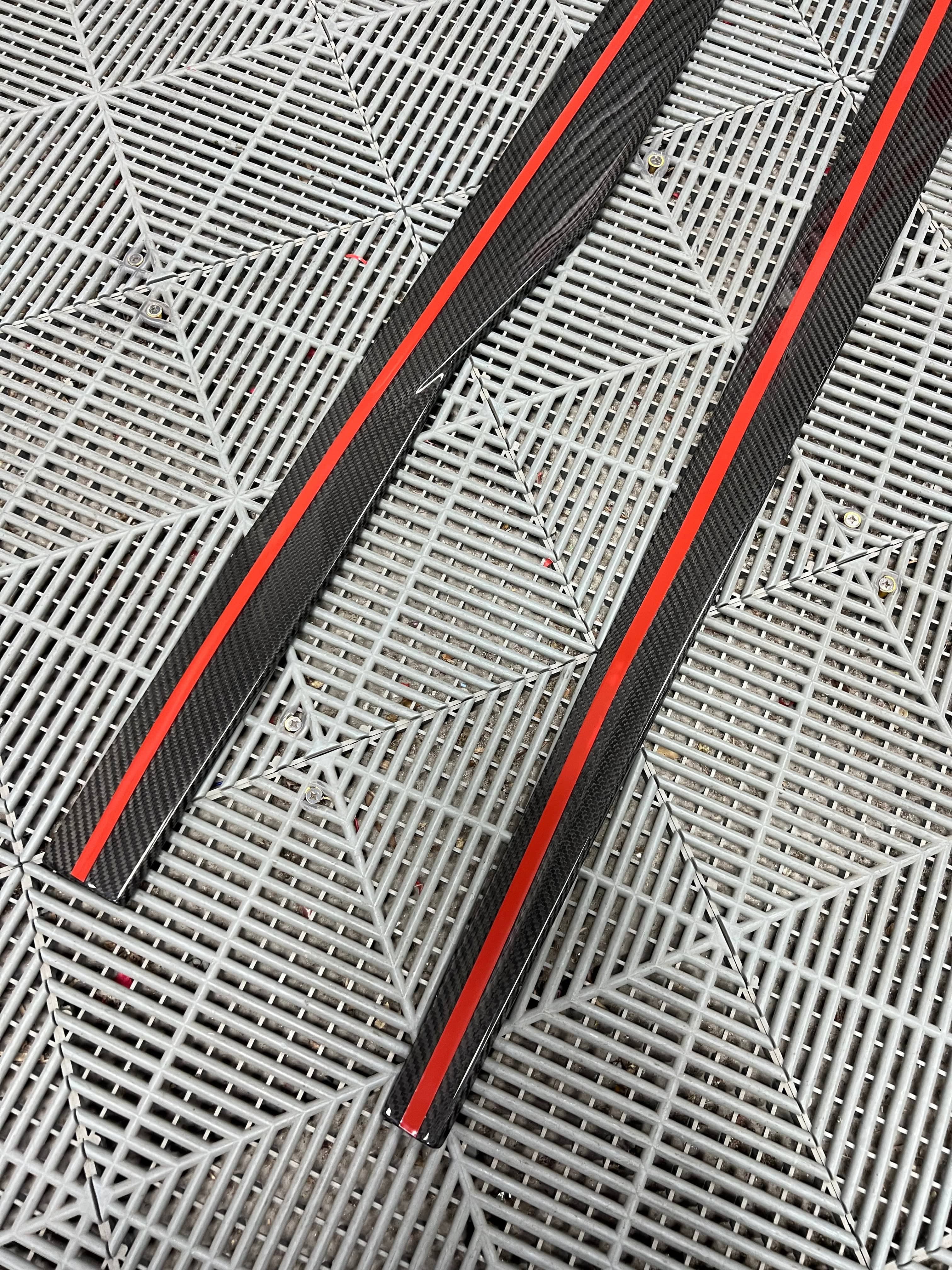 Kies-Motorsports NWCarbon Haus G87 Dry Carbon Fiber Side Skirt Extensions