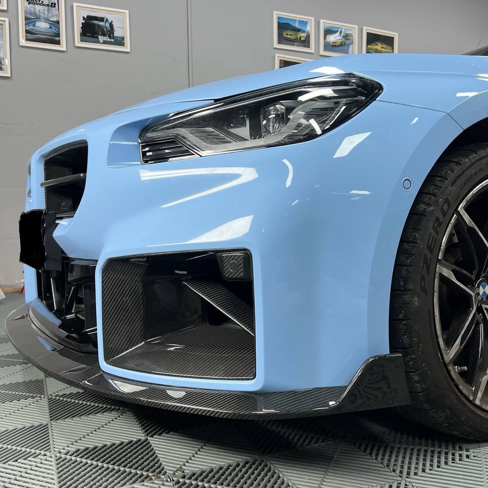 Kies-Motorsports NWCarbon Haus G87 M2 V1 Style Dry Carbon Fiber Front Lip