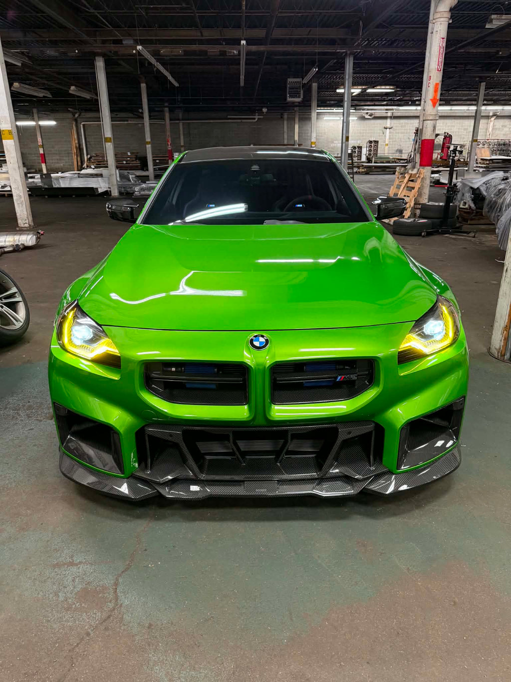 Kies-Motorsports NWCarbon Haus G87 SQ-B Dry Carbon Fiber Front Lip