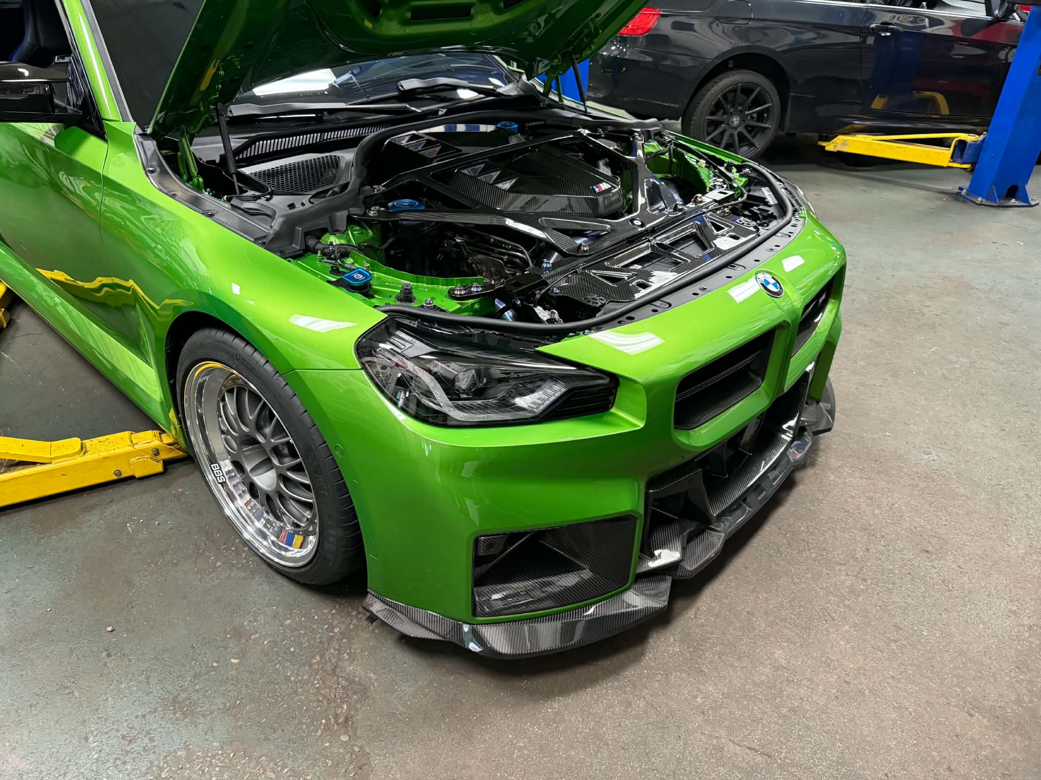 Kies-Motorsports NWCarbon Haus G87 SQ-B Dry Carbon Fiber Front Lip