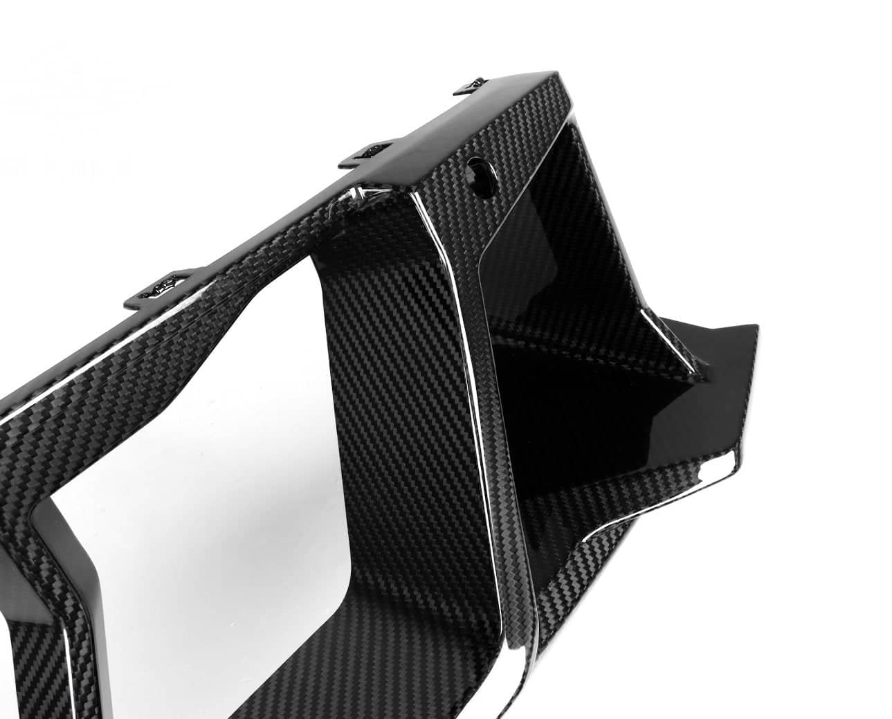 Kies-Motorsports NWCarbon Haus G87 SQ Dry Carbon Fiber Center Bumper Trim