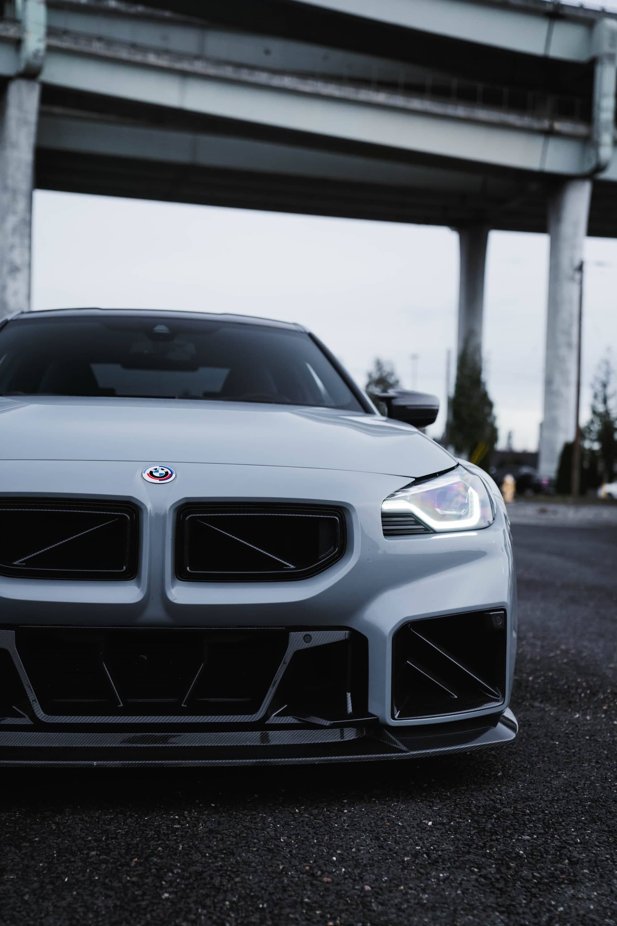 Kies-Motorsports NWCarbon Haus G87 SQ Dry Carbon Fiber Center Bumper Trim