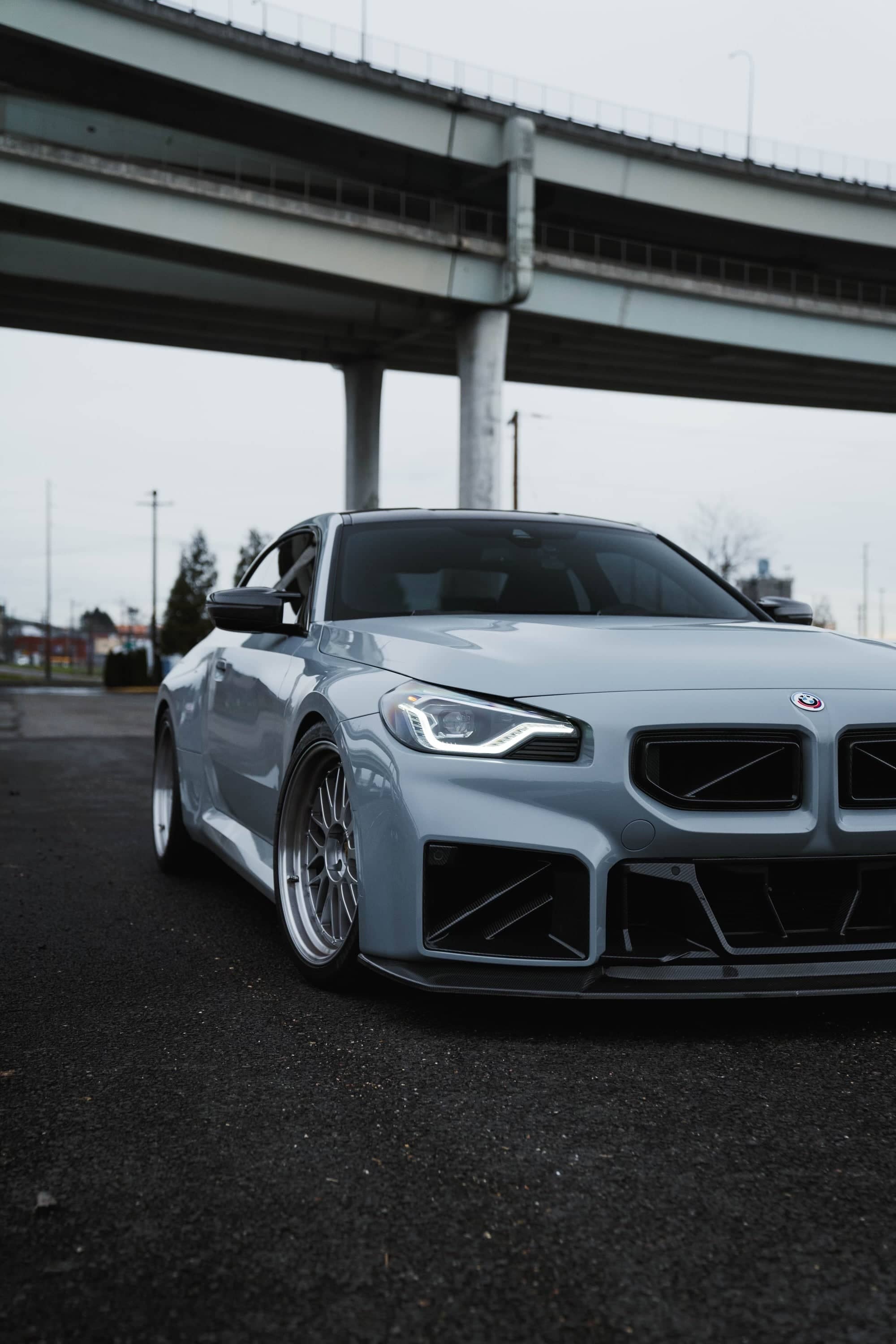 Kies-Motorsports NWCarbon Haus G87 SQ Dry Carbon Fiber Center Bumper Trim