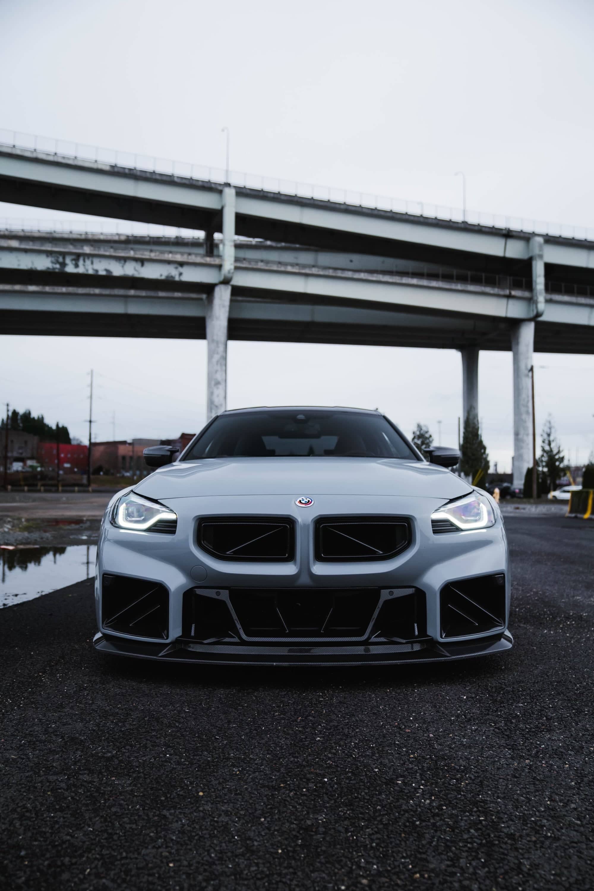 Kies-Motorsports NWCarbon Haus G87 SQ Dry Carbon Fiber Center Bumper Trim