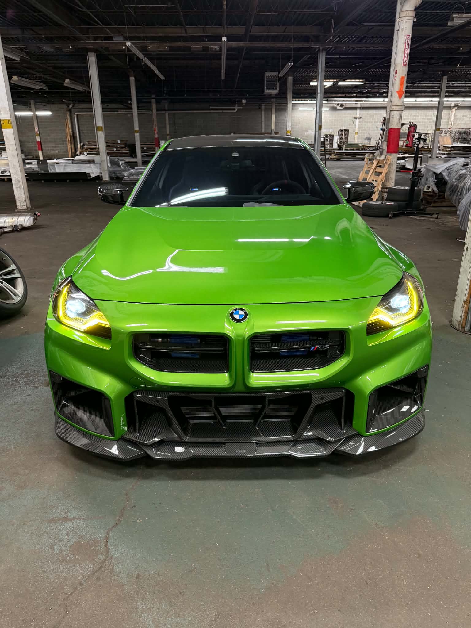 Kies-Motorsports NWCarbon Haus G87 SQ Dry Carbon Fiber Center Bumper Trim