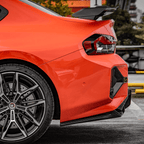 Kies-Motorsports NWCarbon Haus G87 SQ Dry Carbon Fiber Rear Bumper Trim