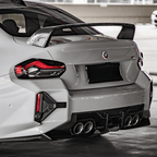 Kies-Motorsports NWCarbon Haus G87 SQ Dry Carbon Fiber Rear Bumper Trim