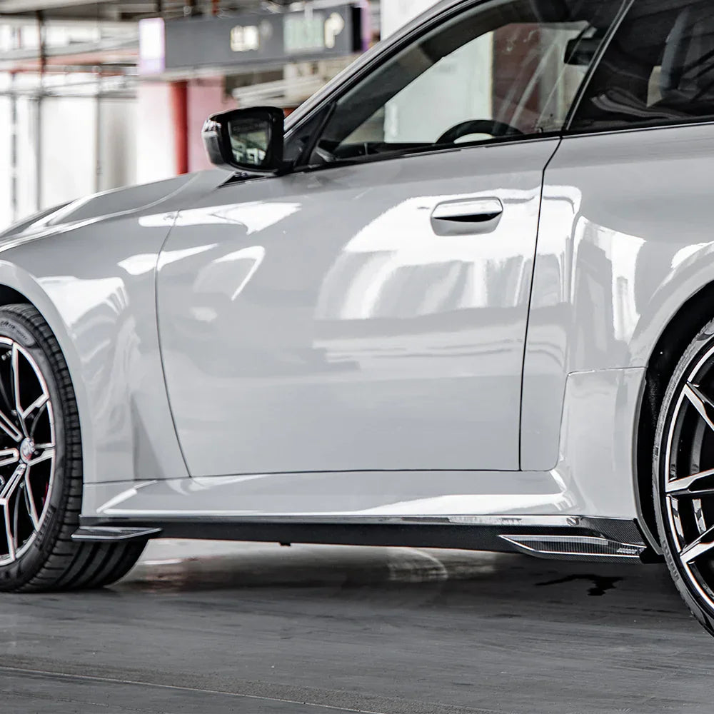 Kies-Motorsports NWCarbon Haus G87 SQ Dry Carbon Fiber Side Skirts