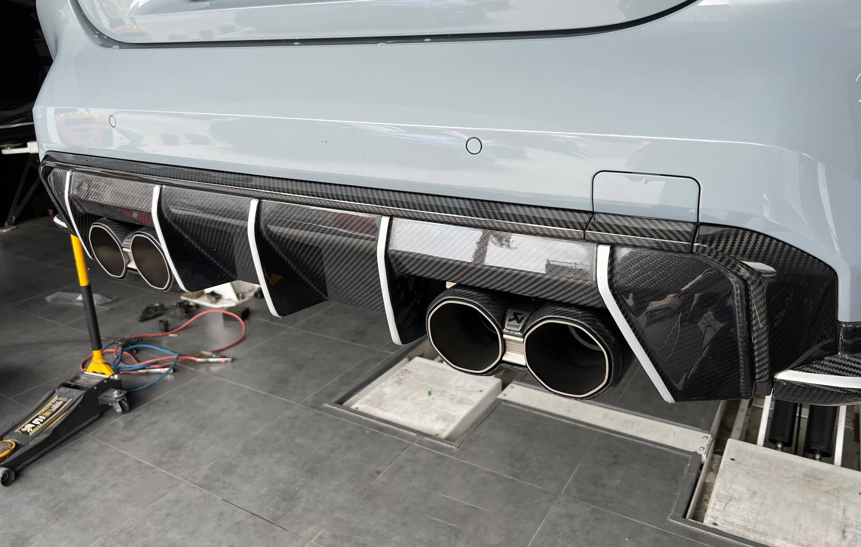 Kies-Motorsports NWCarbon Haus G8X Carbon Fiber Upper Diffuser Trim