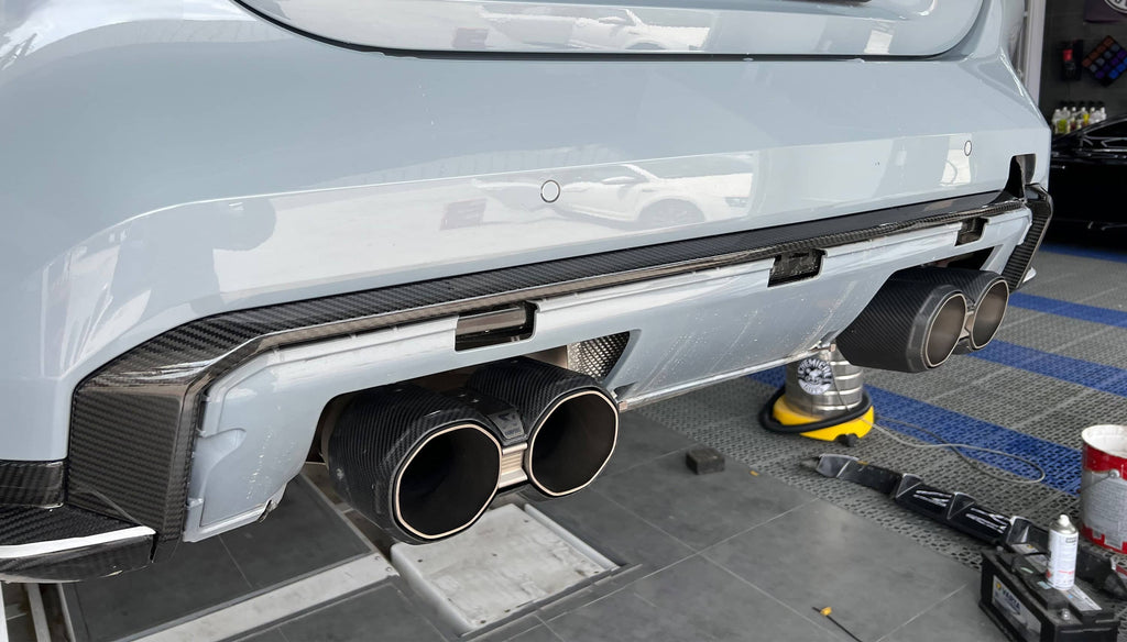 Kies-Motorsports NWCarbon Haus G8X Carbon Fiber Upper Diffuser Trim