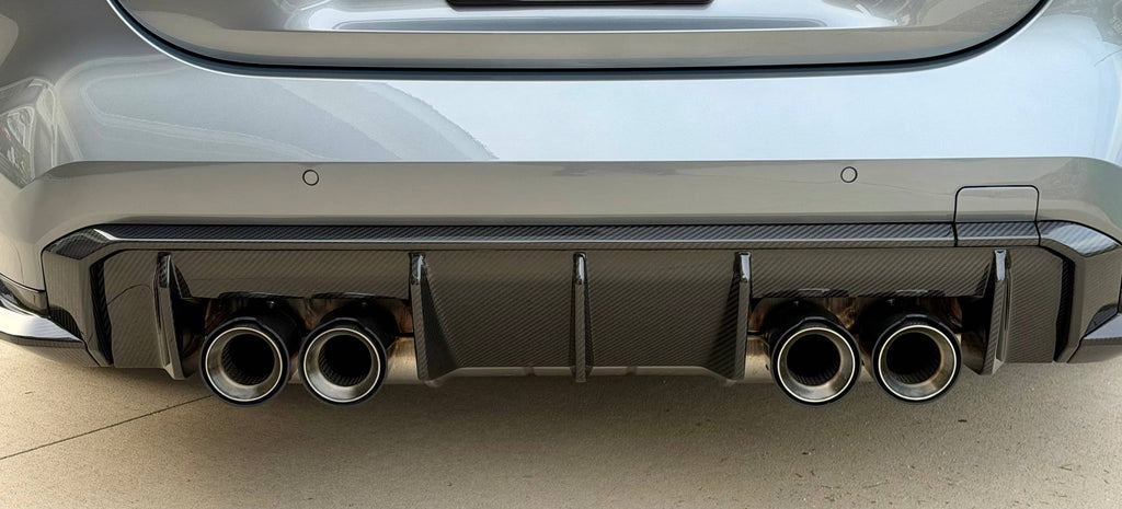 Kies-Motorsports NWCarbon Haus G8X Carbon Fiber Upper Diffuser Trim
