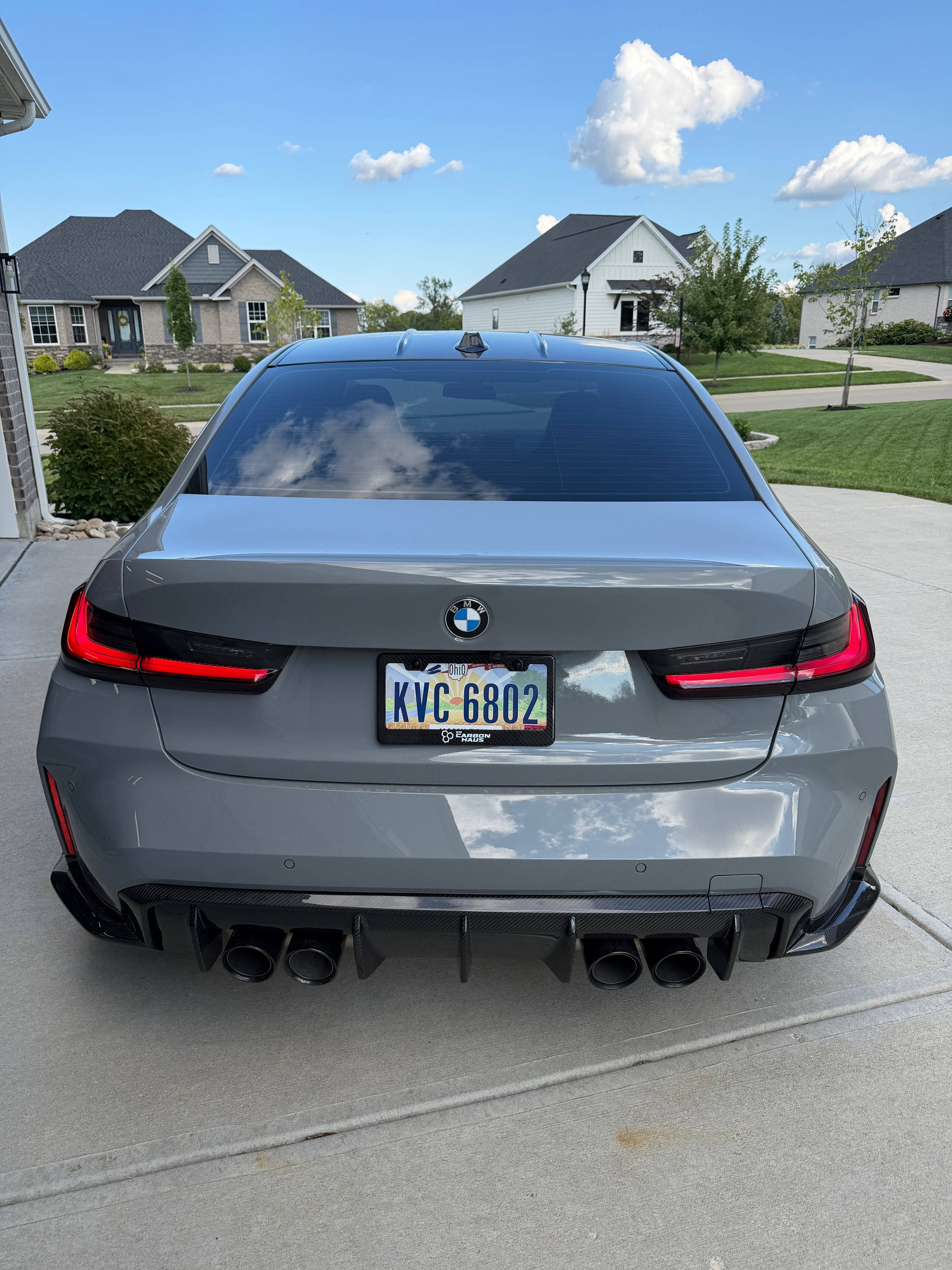 Kies-Motorsports NWCarbon Haus G8X Carbon Fiber Upper Diffuser Trim