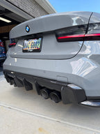 Kies-Motorsports NWCarbon Haus G8X Carbon Fiber Upper Diffuser Trim