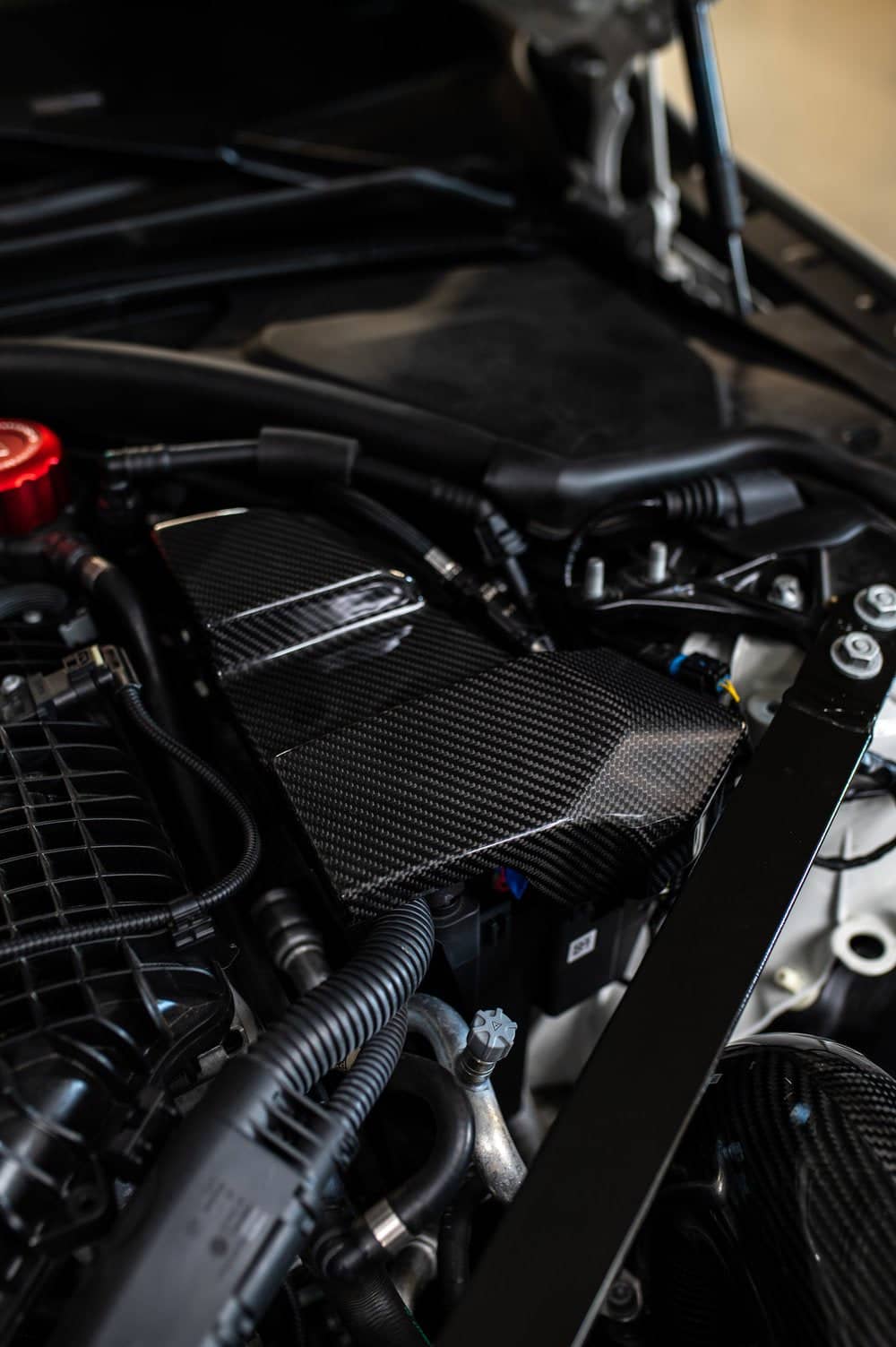 Kies-Motorsports NWCarbon Haus G8X Dry Carbon DME/ECU Replacement Cover