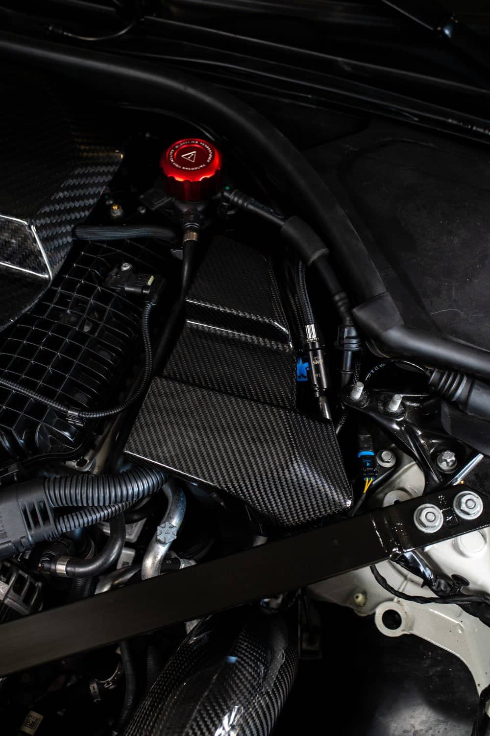 G8X Dry Carbon DME/ECU Replacement Cover Secondary image