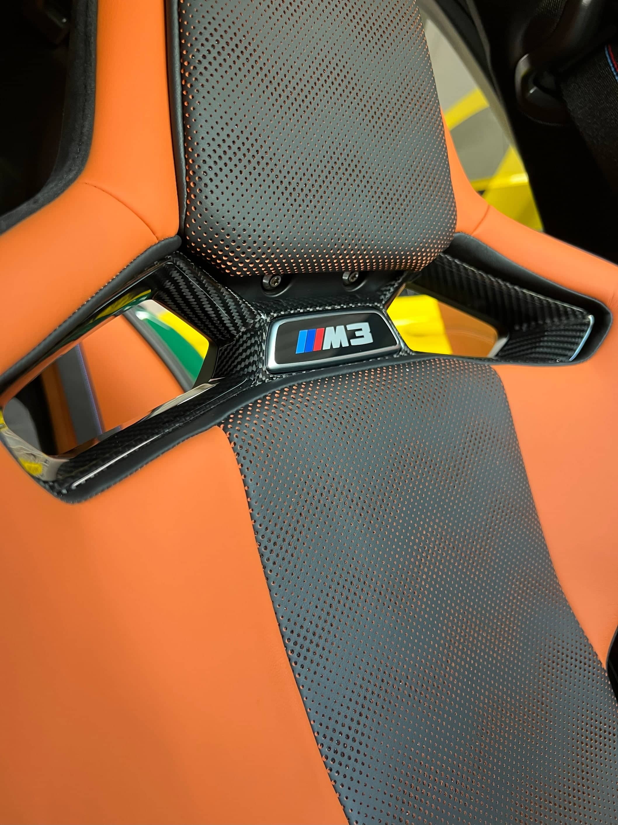 Kies-Motorsports NWCarbon Haus G8X Dry Carbon Fiber Bucket Seat Center Trim