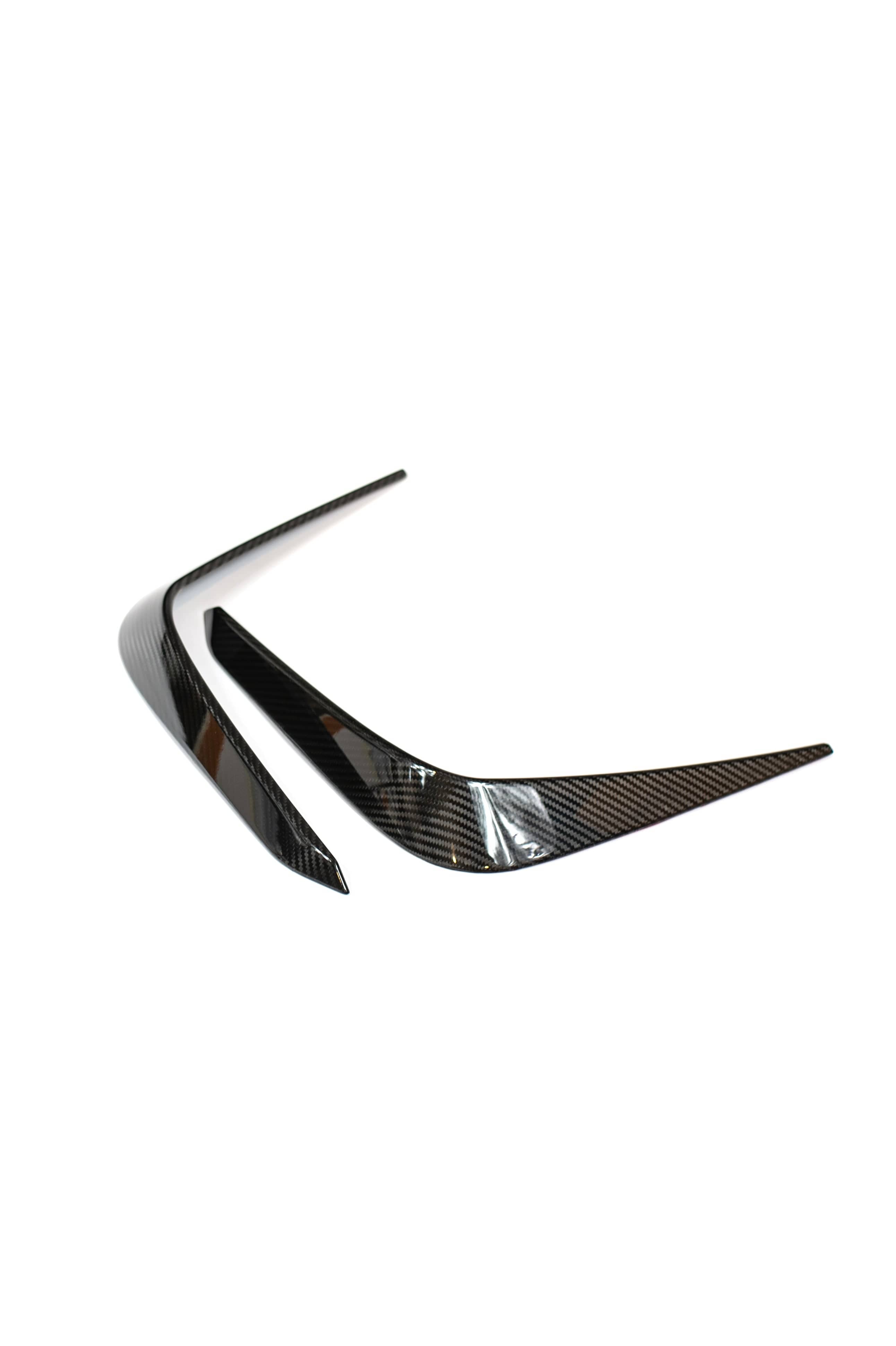 Kies-Motorsports NWCarbon Haus G8X Dry Carbon Fiber Front Bumper Trim