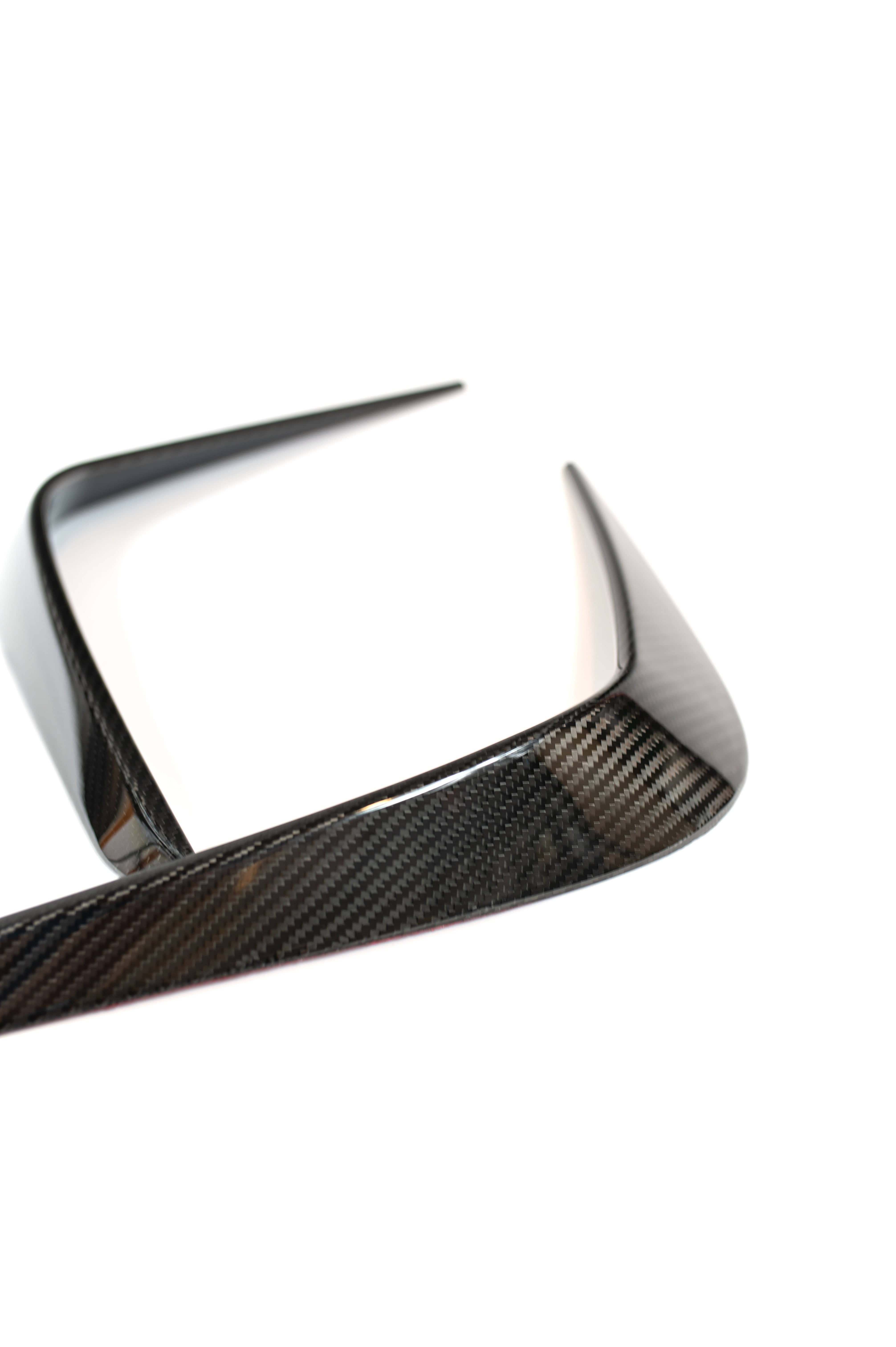 Kies-Motorsports NWCarbon Haus G8X Dry Carbon Fiber Front Bumper Trim Main image