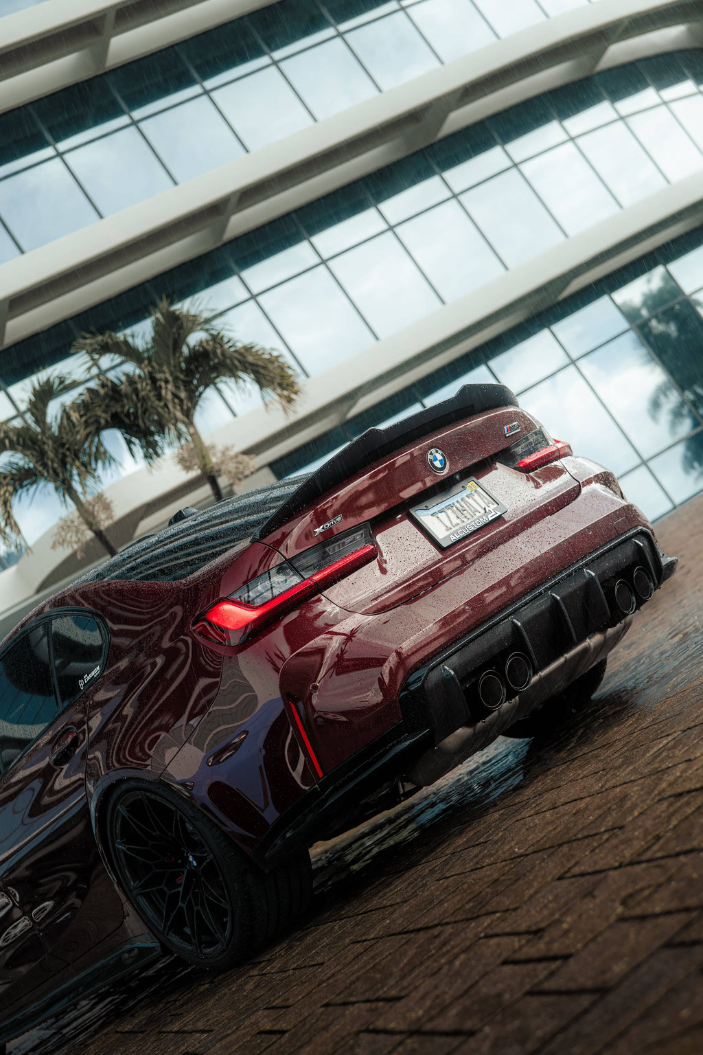 Kies-Motorsports NWCarbon Haus G8X Dry Carbon Fiber High Kick Spoiler