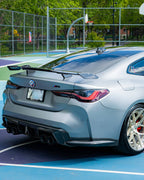 Kies-Motorsports NWCarbon Haus G8X Dry Carbon Fiber Rear OEM Style Replacement Bumper Splitters