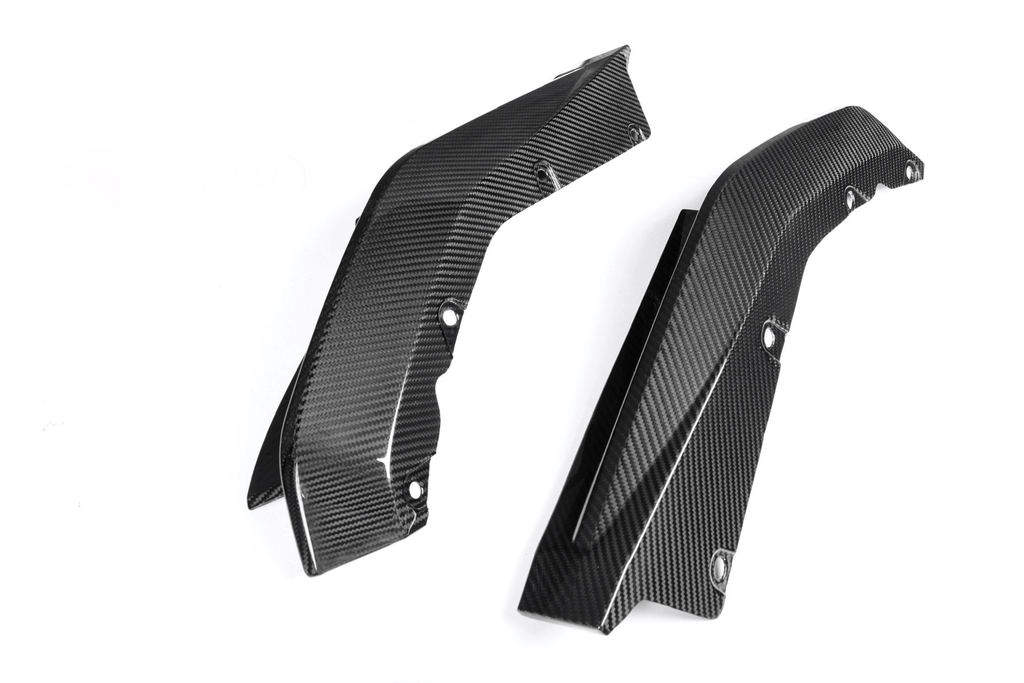 Kies-Motorsports NWCarbon Haus G8X Dry Carbon Fiber Rear OEM Style Replacement Bumper Splitters