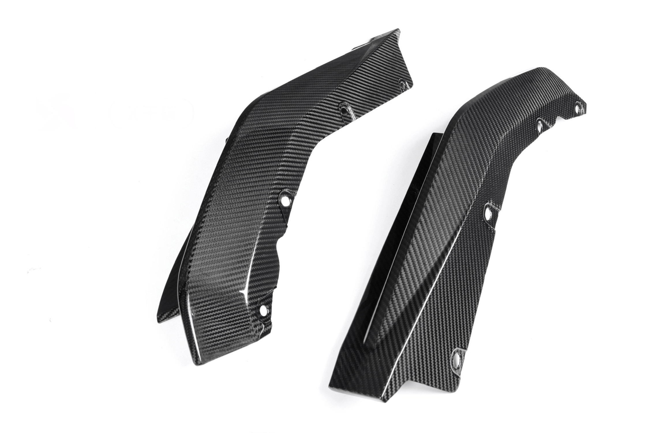 Kies-Motorsports NWCarbon Haus G8X Dry Carbon Fiber Rear OEM Style Replacement Bumper Splitters