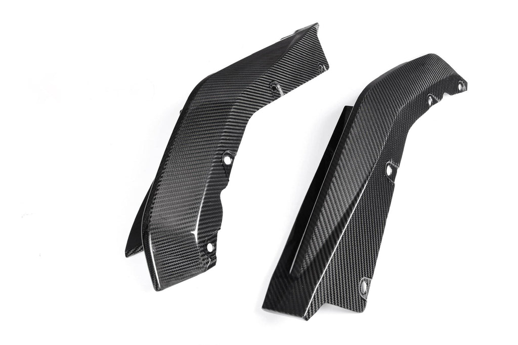 Kies-Motorsports NWCarbon Haus G8X Dry Carbon Fiber Rear OEM Style Replacement Bumper Splitters