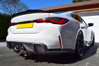 Kies-Motorsports NWCarbon Haus G8X Dry Carbon Fiber Rear OEM Style Replacement Bumper Splitters