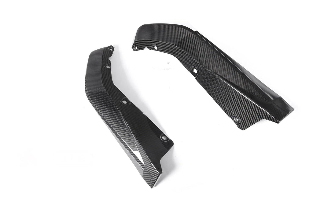 Kies-Motorsports NWCarbon Haus G8X Dry Carbon Fiber Rear OEM Style Replacement Bumper Splitters G82