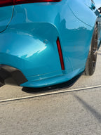 Kies-Motorsports NWCarbon Haus G8X Dry Carbon Fiber Rear Skirt Extensions