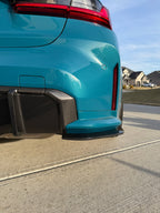 Kies-Motorsports NWCarbon Haus G8X Dry Carbon Fiber Rear Skirt Extensions