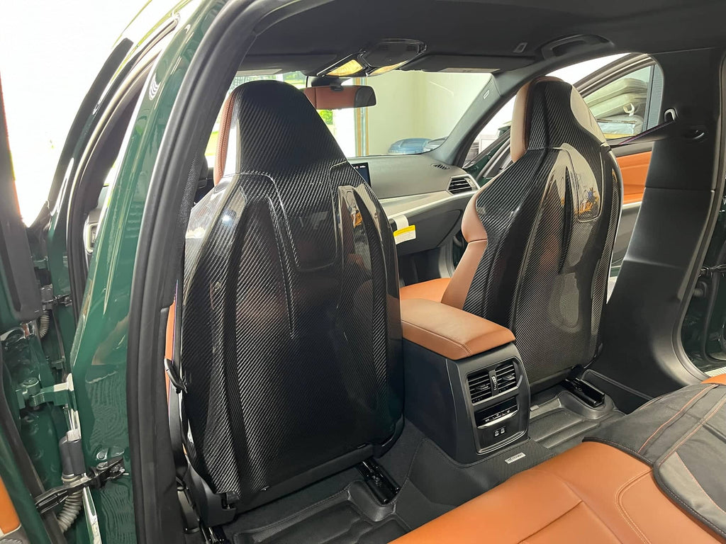 Kies-Motorsports NWCarbon Haus G8X Dry Carbon Fiber Seat Back Covers