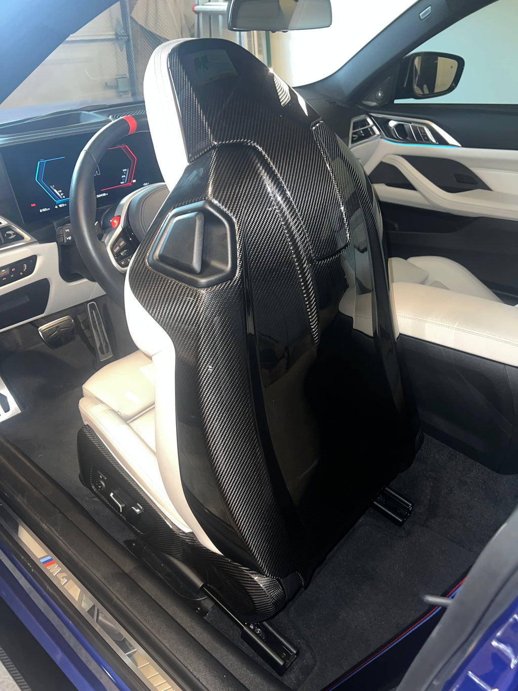Kies-Motorsports NWCarbon Haus G8X Dry Carbon Fiber Seat Back Covers